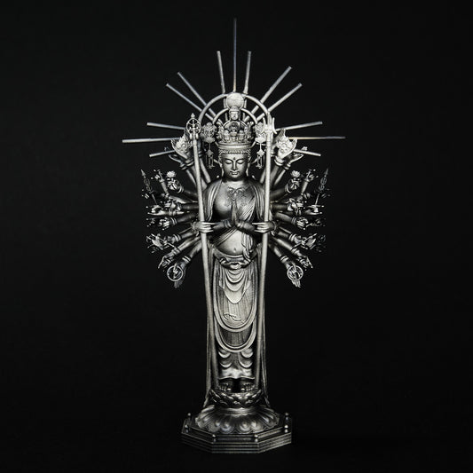 千手観音 仏像 慶派 シルバー