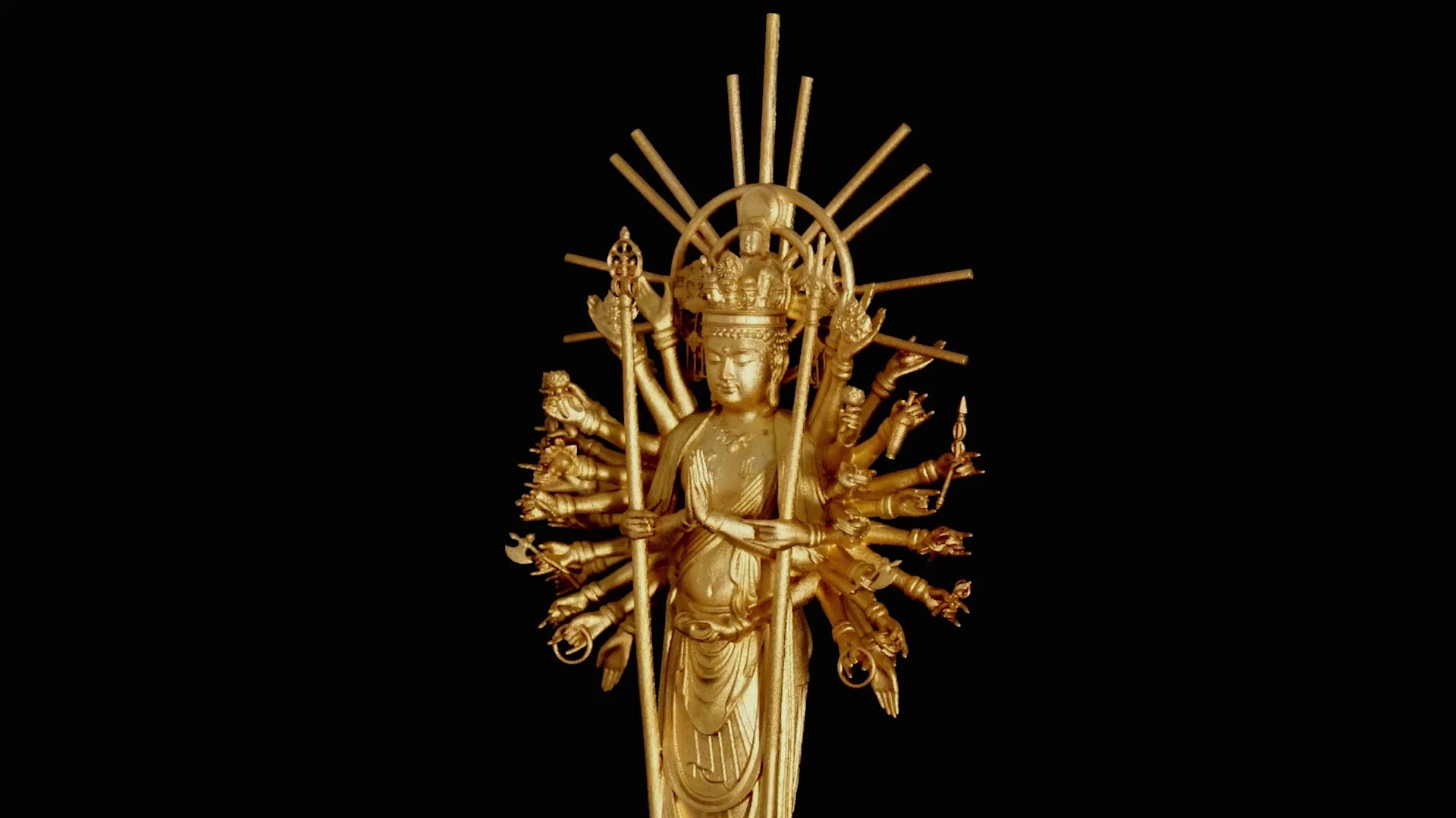 千手観音 仏像 純金(24K) – MIDAS TOKYO
